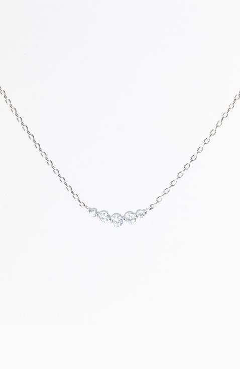 Mini Arc Diamond Necklace