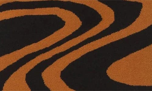 Bebe Jacquard Mock Neck Sweater Midi Dress In Multi