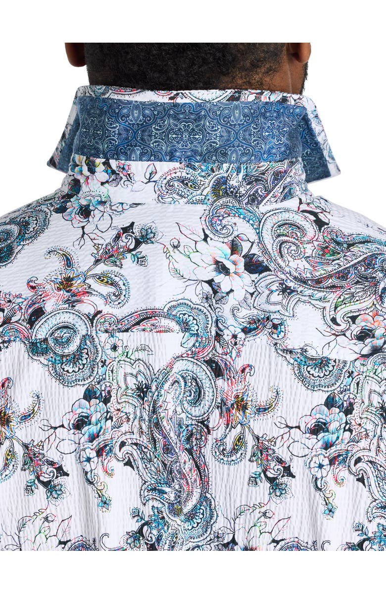 Robert Graham DXL Big & Tall  Pickwick Sport Shirt, Alternate, color, Multi