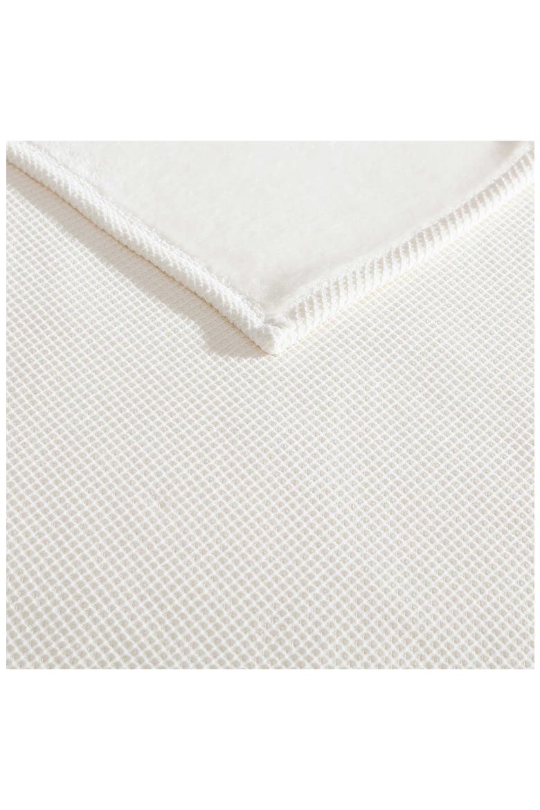Chenille Jacquard Plush Throw Blanket, Alternate, color, LIGHT BEIGE