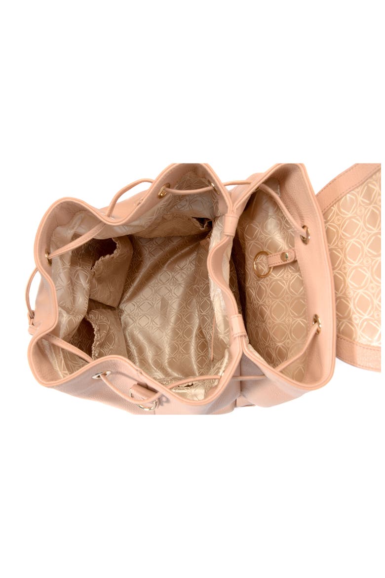 Thor Leather Backpack, Alternate, color, NUDE WITH GOLD HARDWARE