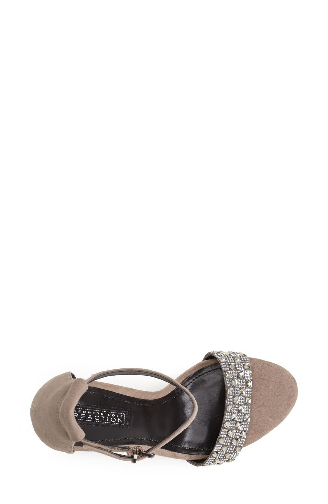 Kenneth Cole Reaction 'Tart Pie' Sandal, Alternate, color, TAUPE SUEDE