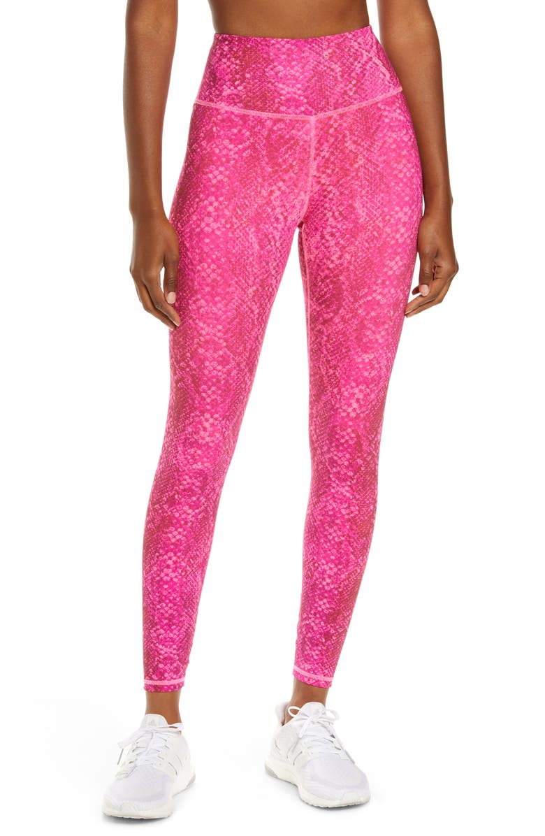 IVL Collective Snakeskin Print High Waist Leggings, Main, color, 