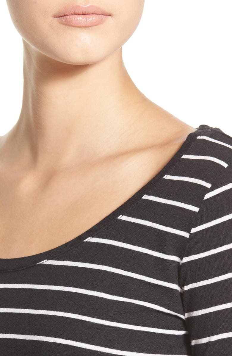 BP. Stripe High/Low Tee, Alternate, color,