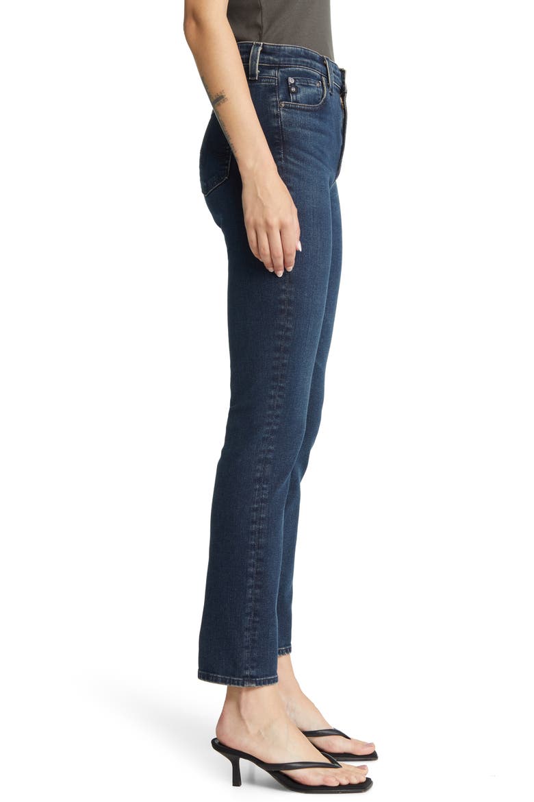 Mari Slim Straight Leg Jeans, Alternate, color, TWILIGHT
