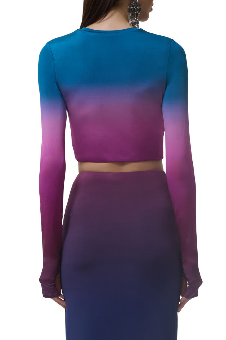 Freja Ombré Crop Top, Alternate, color, MIDNIGHT OMBRE
