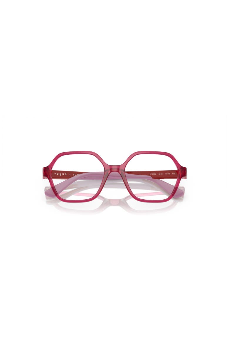 47mm Irregular optical glasses, Alternate, color, Pink