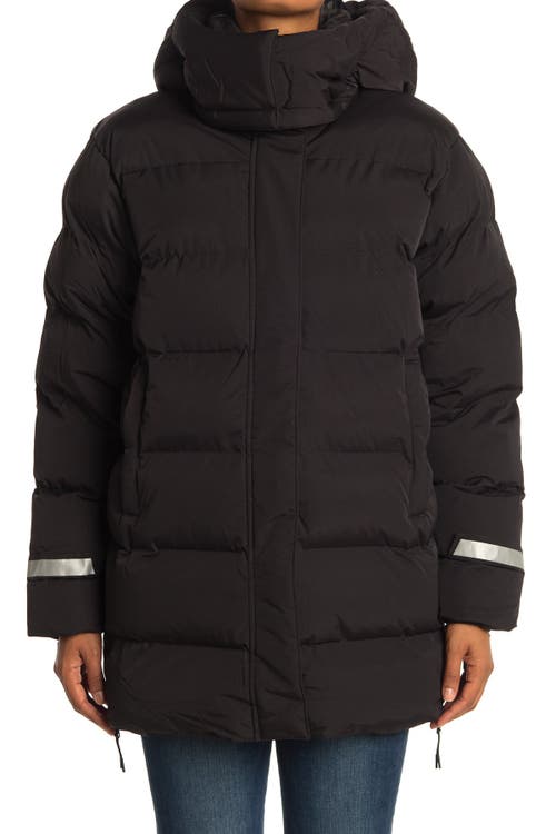 Helly Hansen Aspire Quilted Puffy Parka In Black