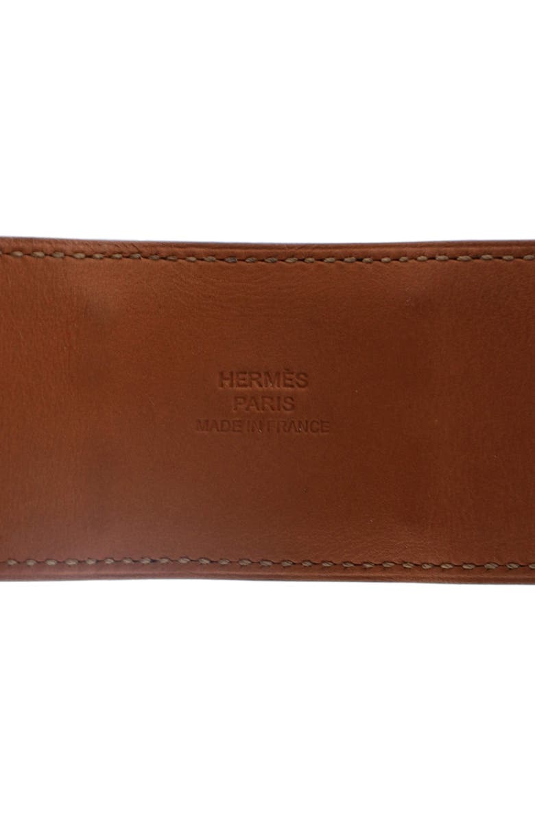 Pre-Owned Hermes Collier de Chien Bracelet Leather, Alternate, color, Black