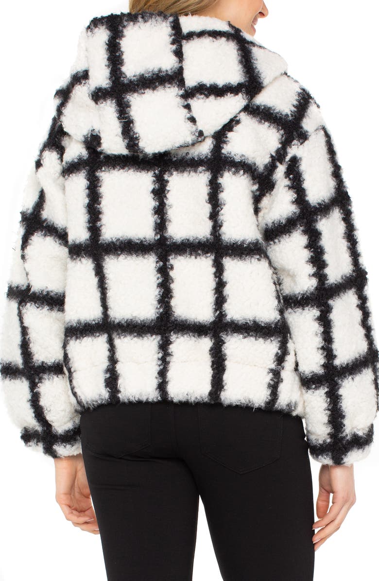 Liverpool Los Angeles Full Zip Hoodie, Alternate, color, White/ Black