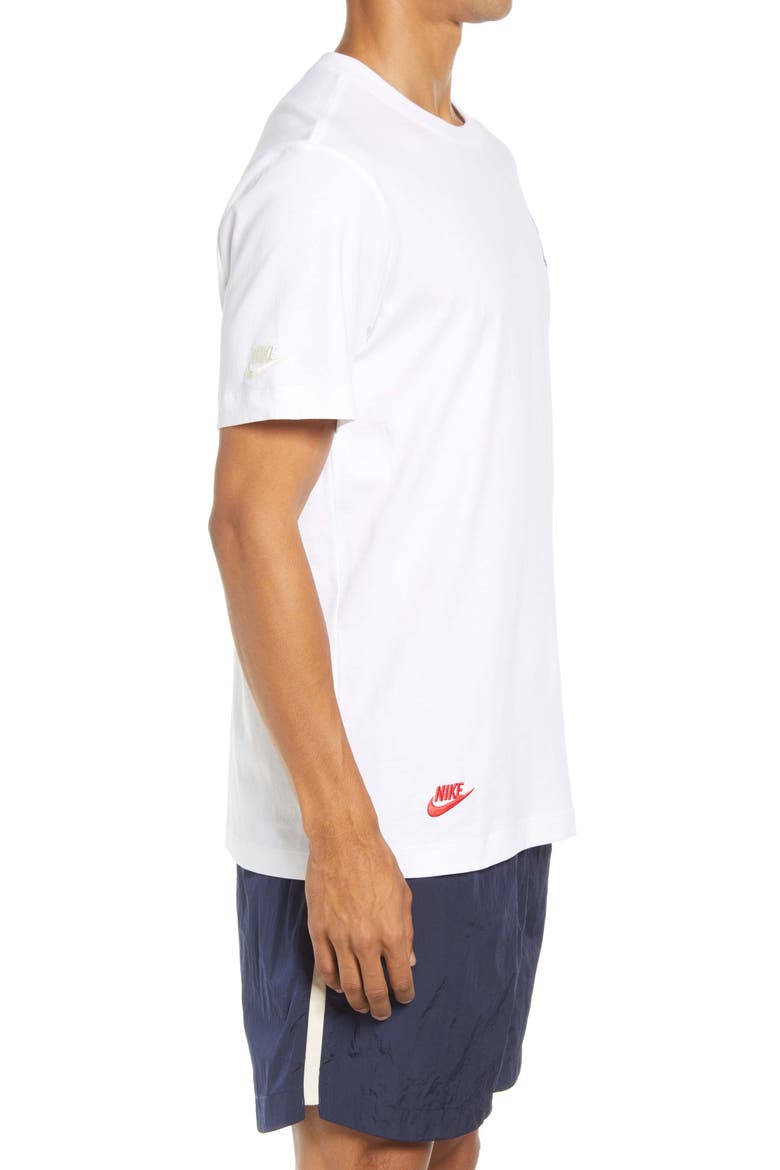 Sportswear Men's Stacked Logo T-Shirt, Alternate, color, WHITE