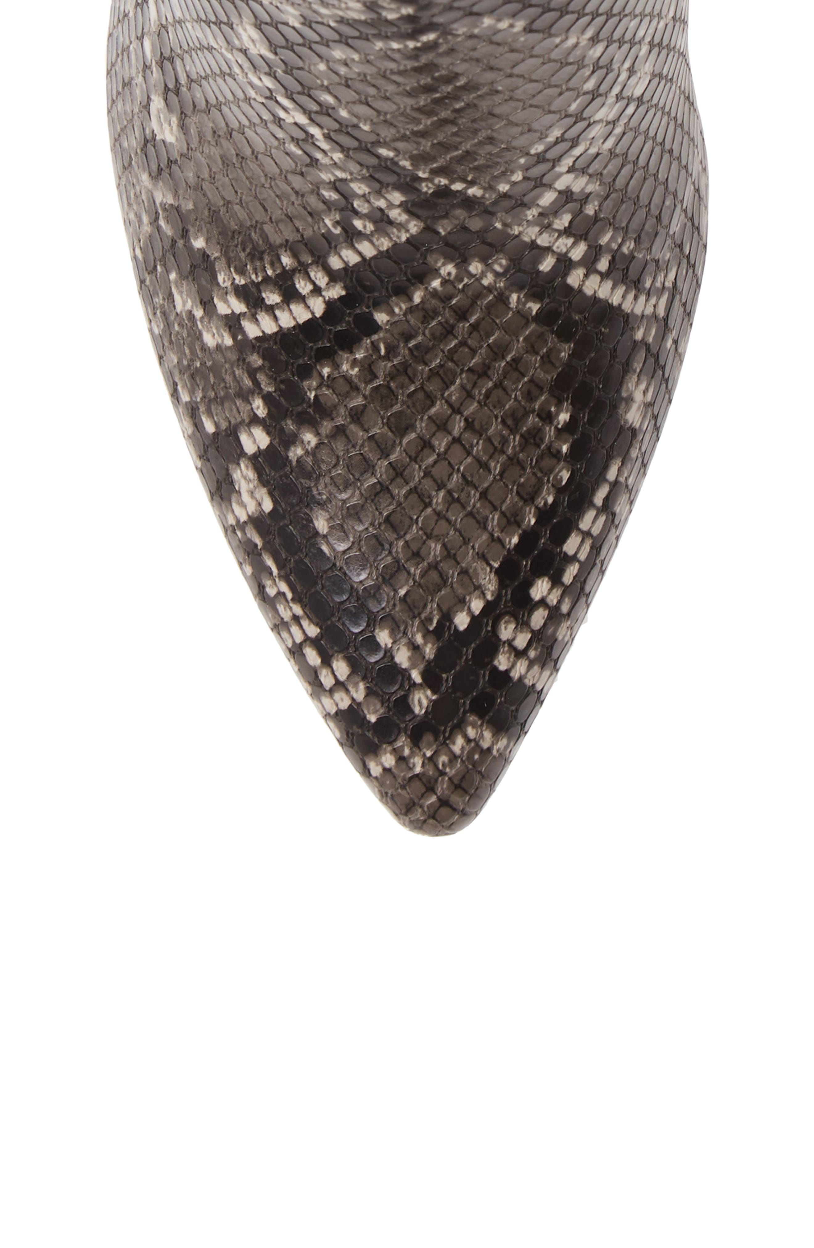 Steve Madden Subtle Snake Embossed Chelsea Boot, Alternate, color, 