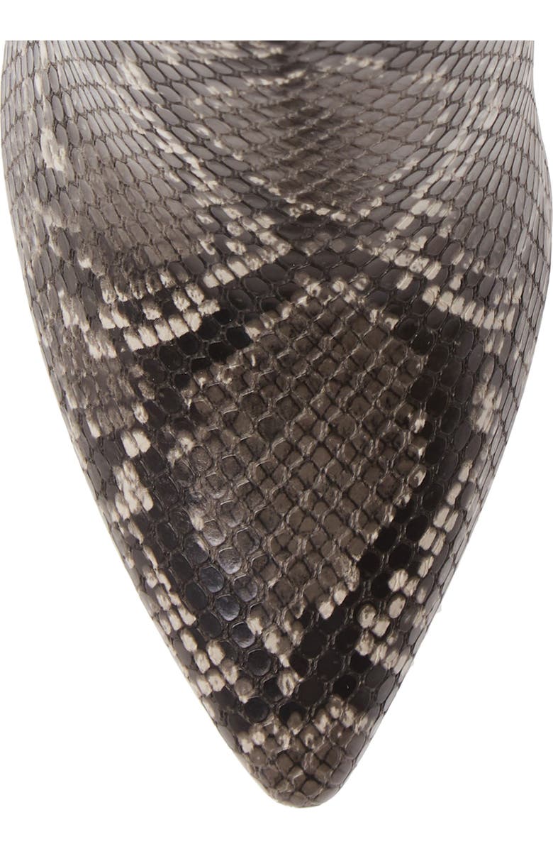 Steve Madden Subtle Snake Embossed Chelsea Boot, Alternate, color,