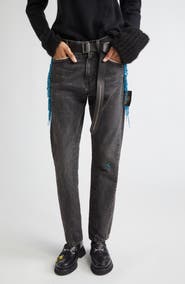 Undercover Beaded Fringe Trim Jeans