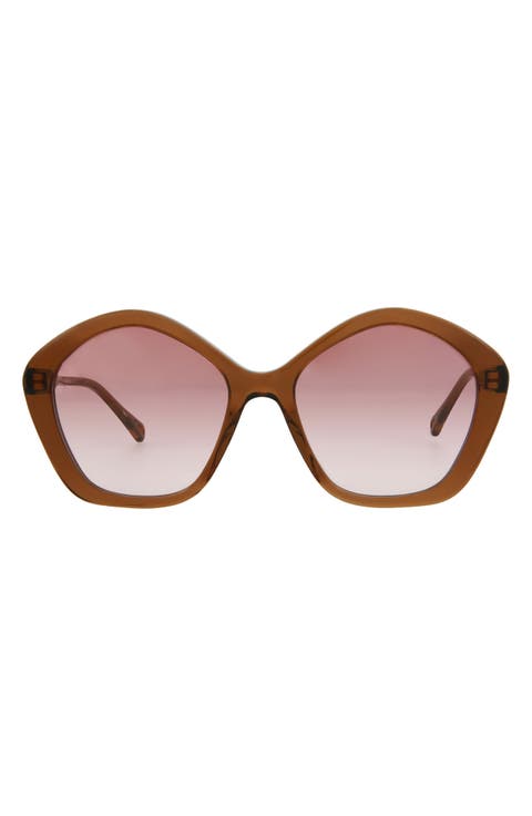 57mm Round Sunglasses