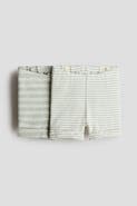 H&M 2-pack Cotton Jersey Shorts