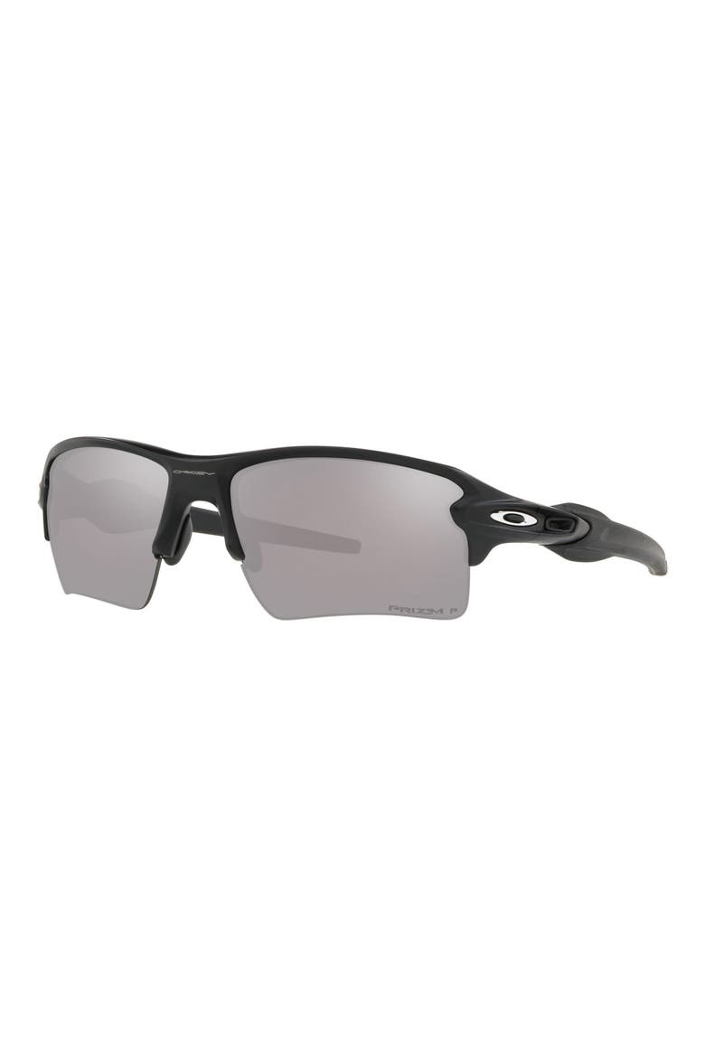 Flak® 2.0 XL 59mm Prizm™ Polarized Wrap Sunglasses, Alternate, color, BLACK / GREY