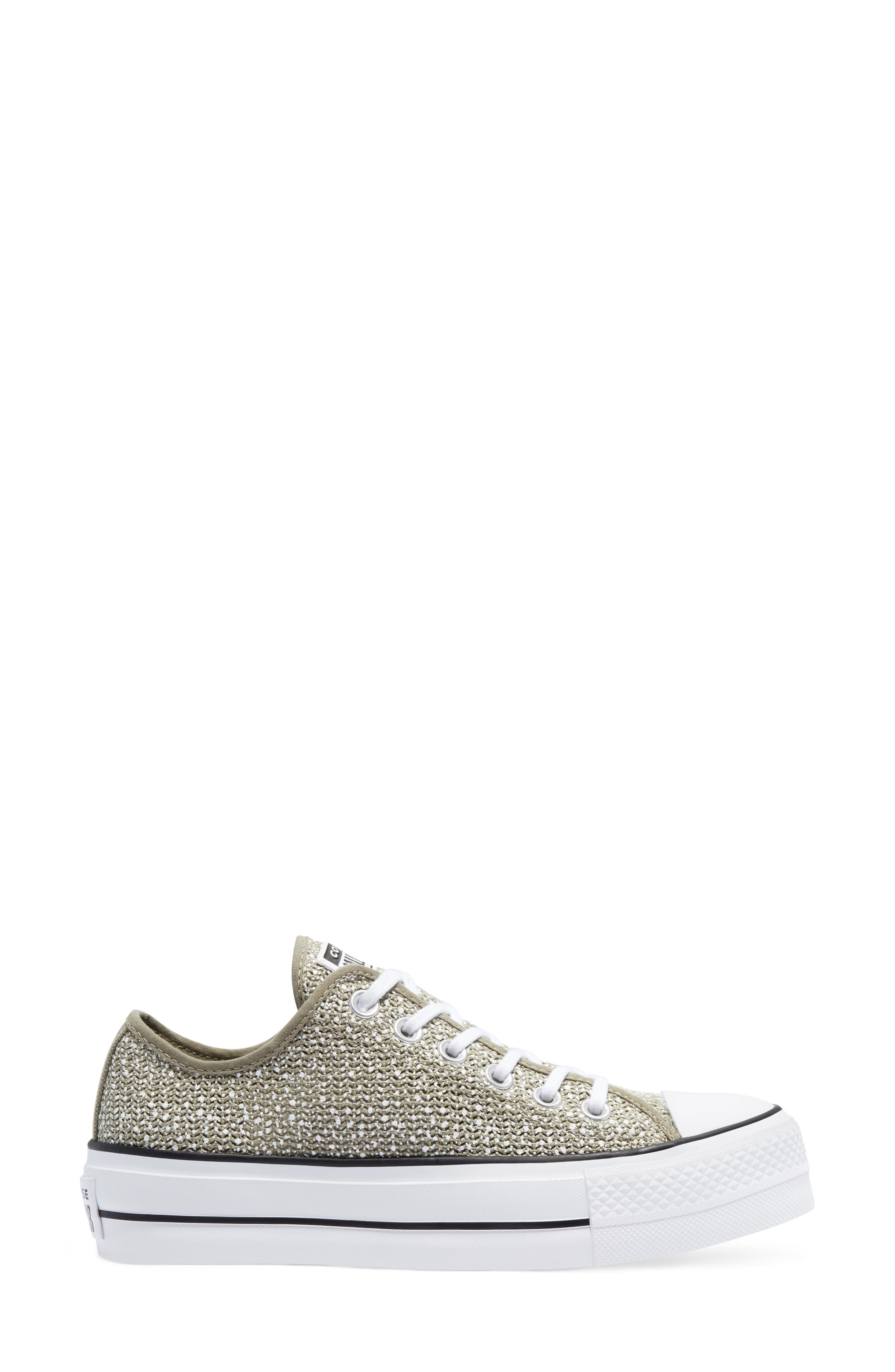 Converse Chuck Taylor<sup>®</sup> All Star<sup>®</sup> Open Platform Low Top Sneaker, Alternate, color, 