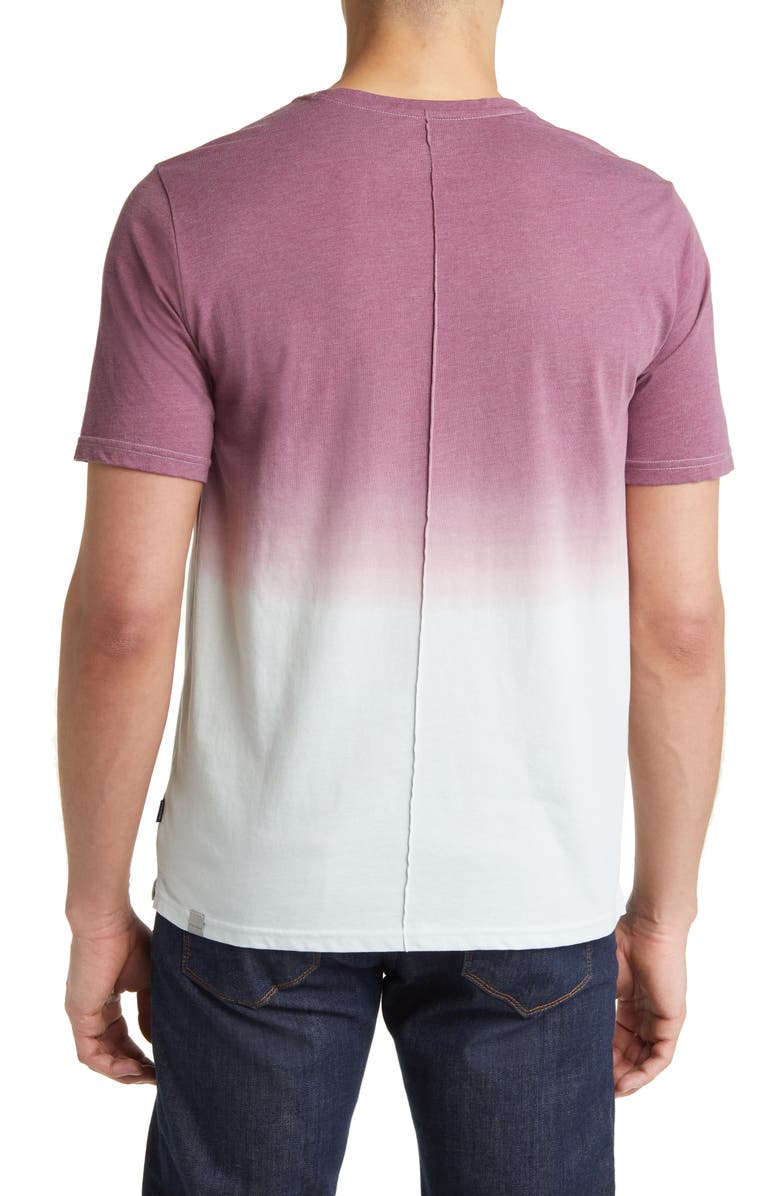 Stone Rose Dip Dye Pocket T-Shirt, Alternate, color, Purple