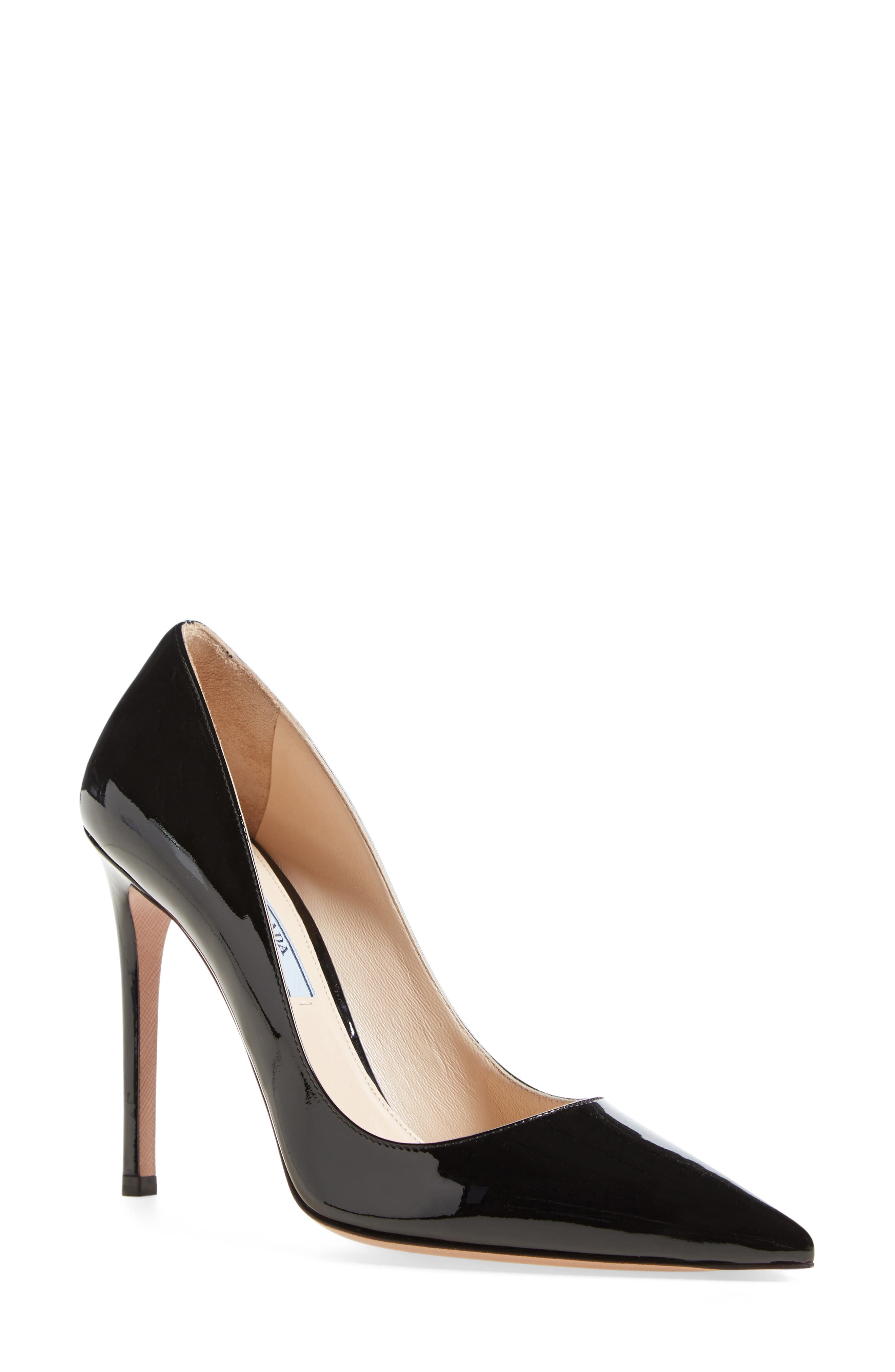 Prada Pointed Toe Pump, Main, color, 