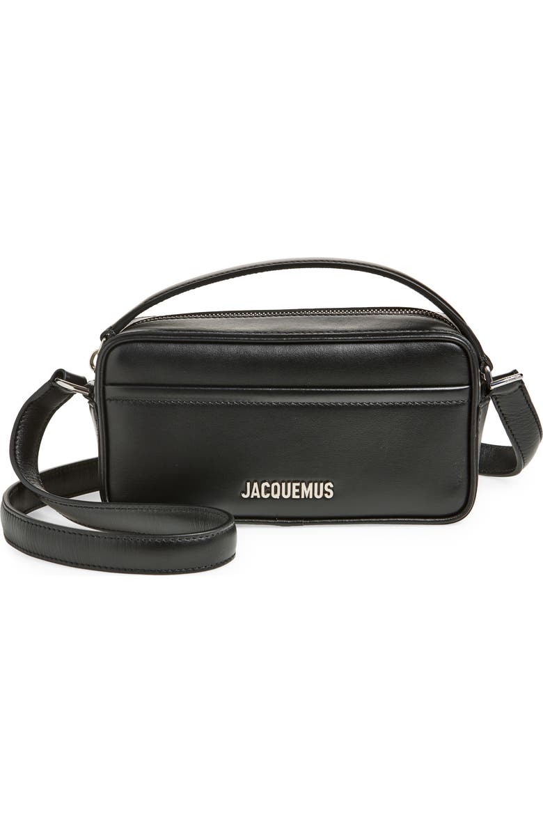 Jacquemus Le Baneto Leather Camera Bag, Main, color,