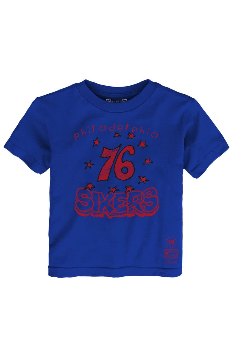 Mitchell & Ness Toddler Mitchell & Ness Royal Philadelphia 76ers Favorite Team T-Shirt, Alternate, color, Royal