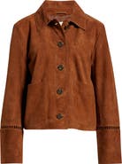 Treasure & Bond Suede Swing Jacket