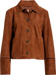 Treasure & Bond Suede Swing Jacket