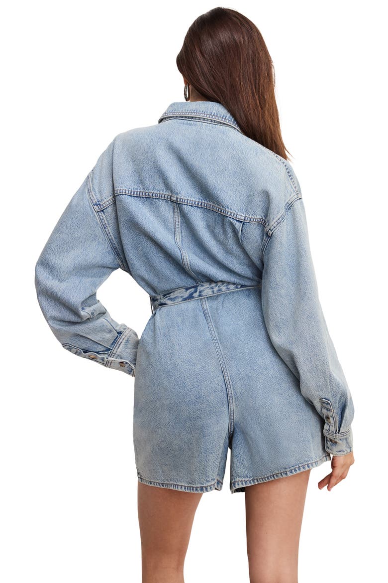 Weightless Denim Romper, Alternate, color, INDIGO793