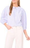 Ted Baker Rochelle Stripe Cotton Top