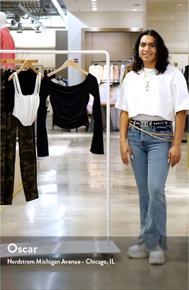 Corey Off-the-Shoulder Long Sleeve Top, sales video thumbnail