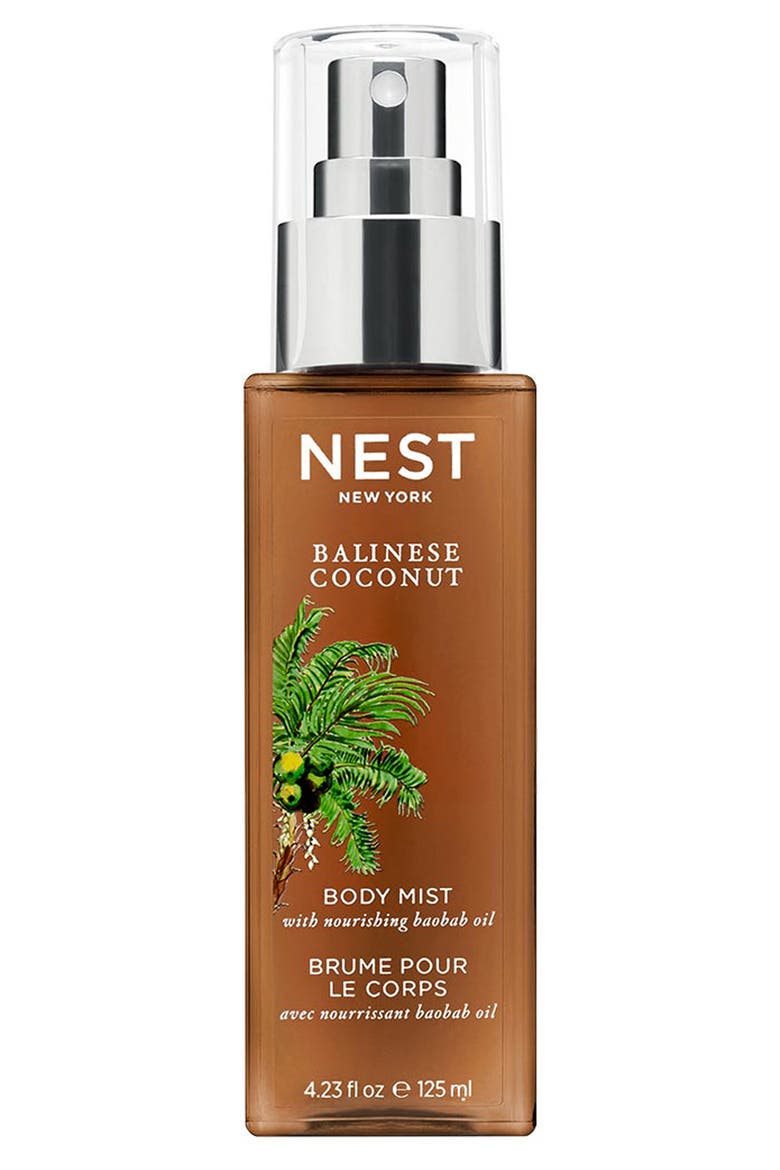 Balinese Coconut Perfume Oil Body Mist, Main, color, NO COLOR