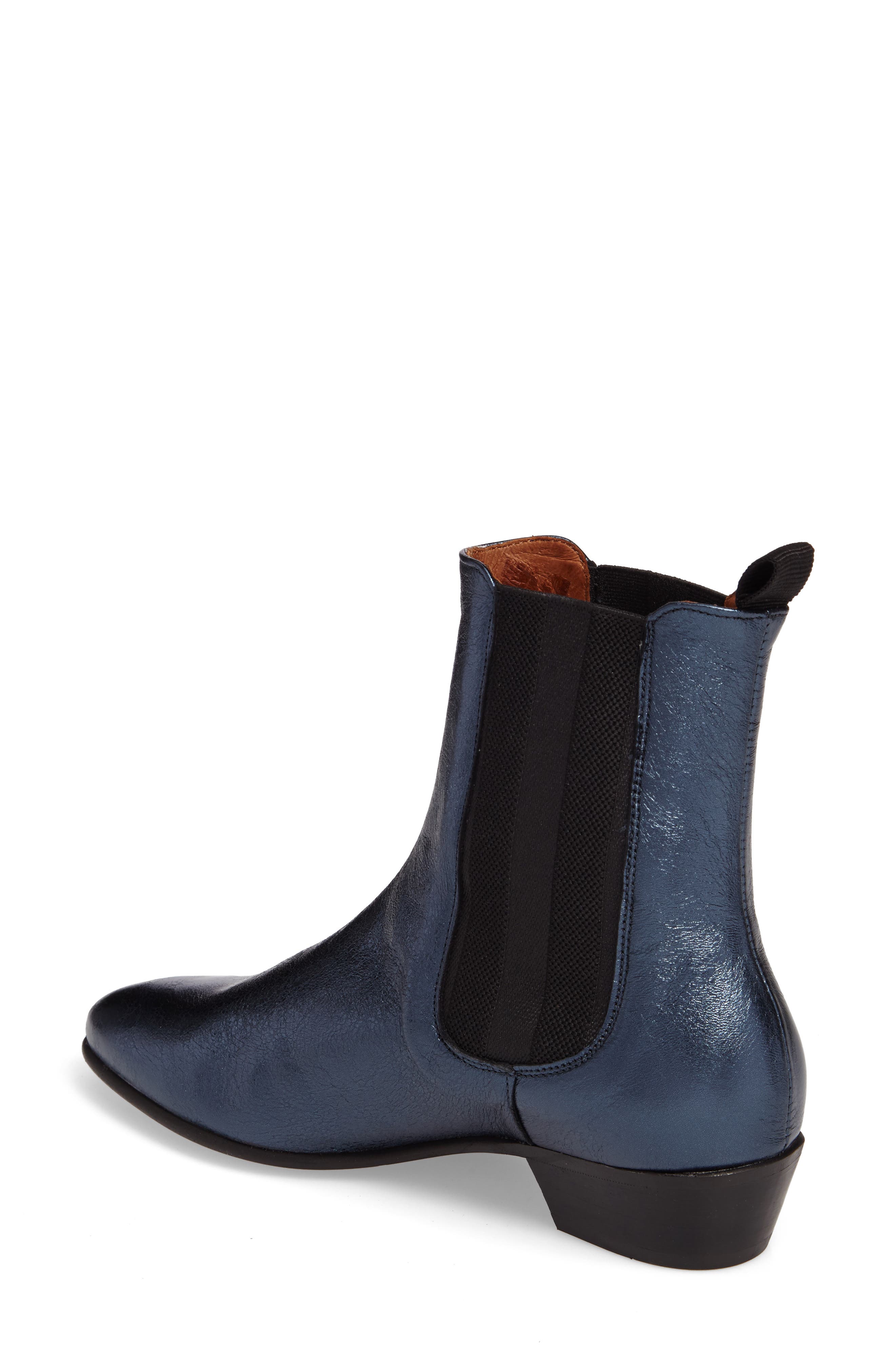 Hudson London Kenny Bootie, Alternate, color, METALLIC BLUE