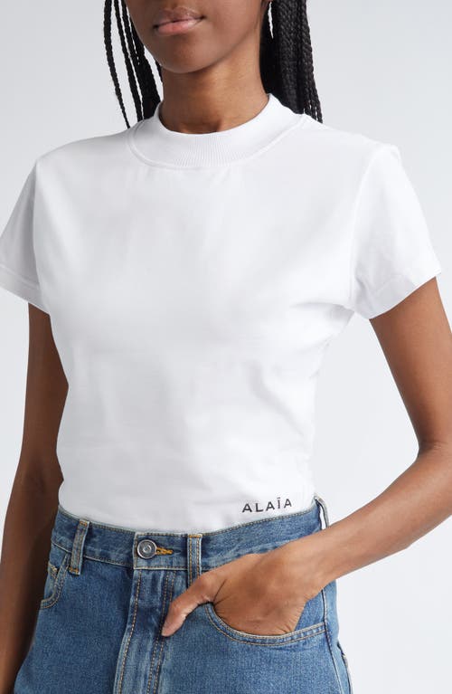 Shop Alaïa T-shirt Body In Blanc