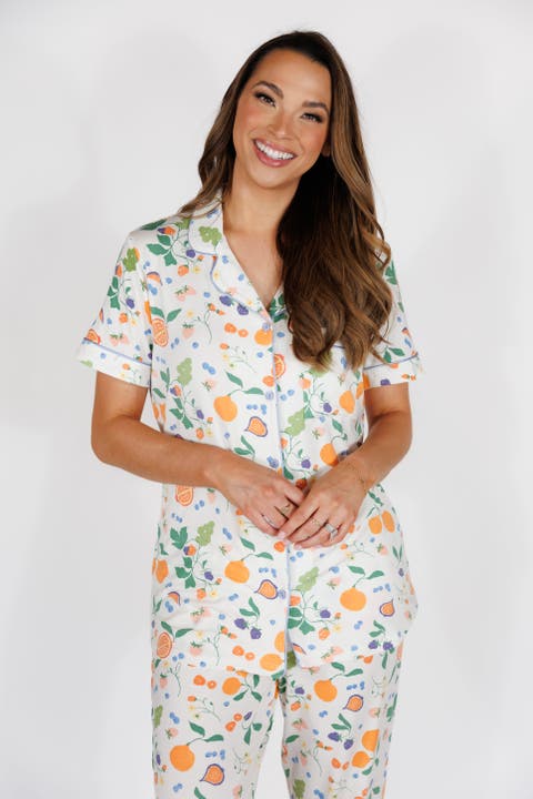Short Sleeve & Cropped Pant Pajama Set
