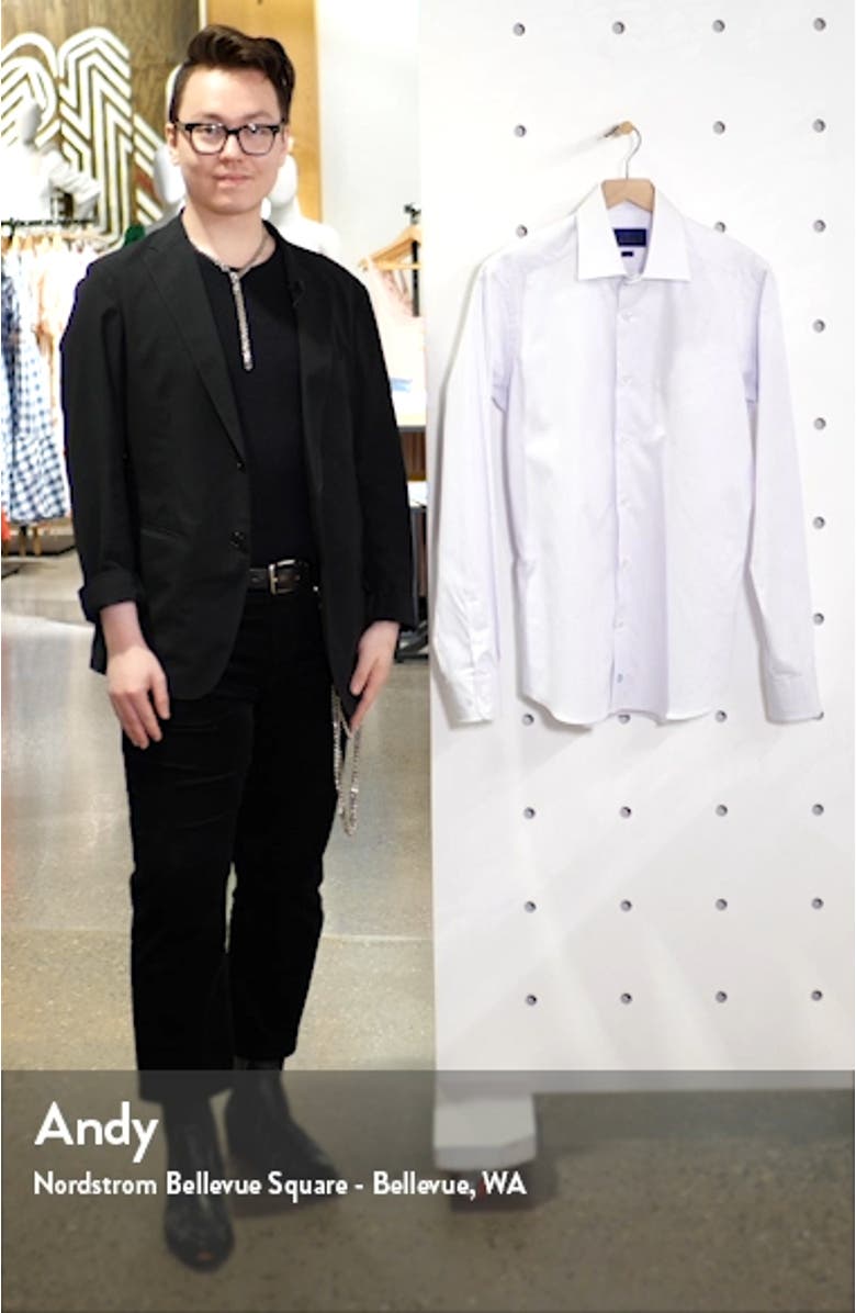 Slim Fit Check Dress Shirt, sales video thumbnail