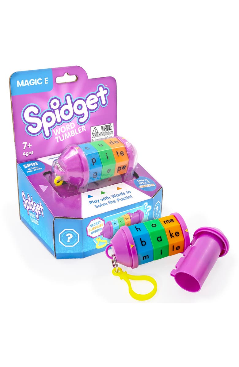 Junior Learning Spidget Word Tumbler, Main, color, Multicolored