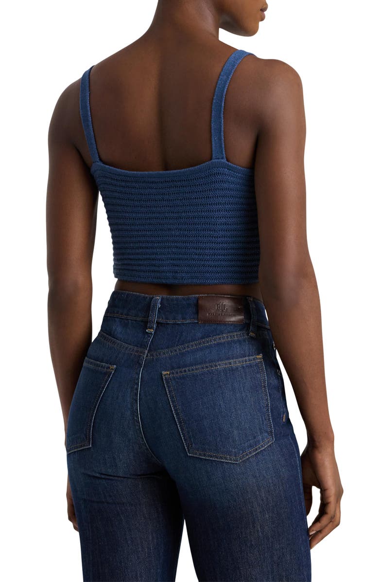 Lauren Ralph Lauren Cropped Sweater Tank Top, Alternate, color, 