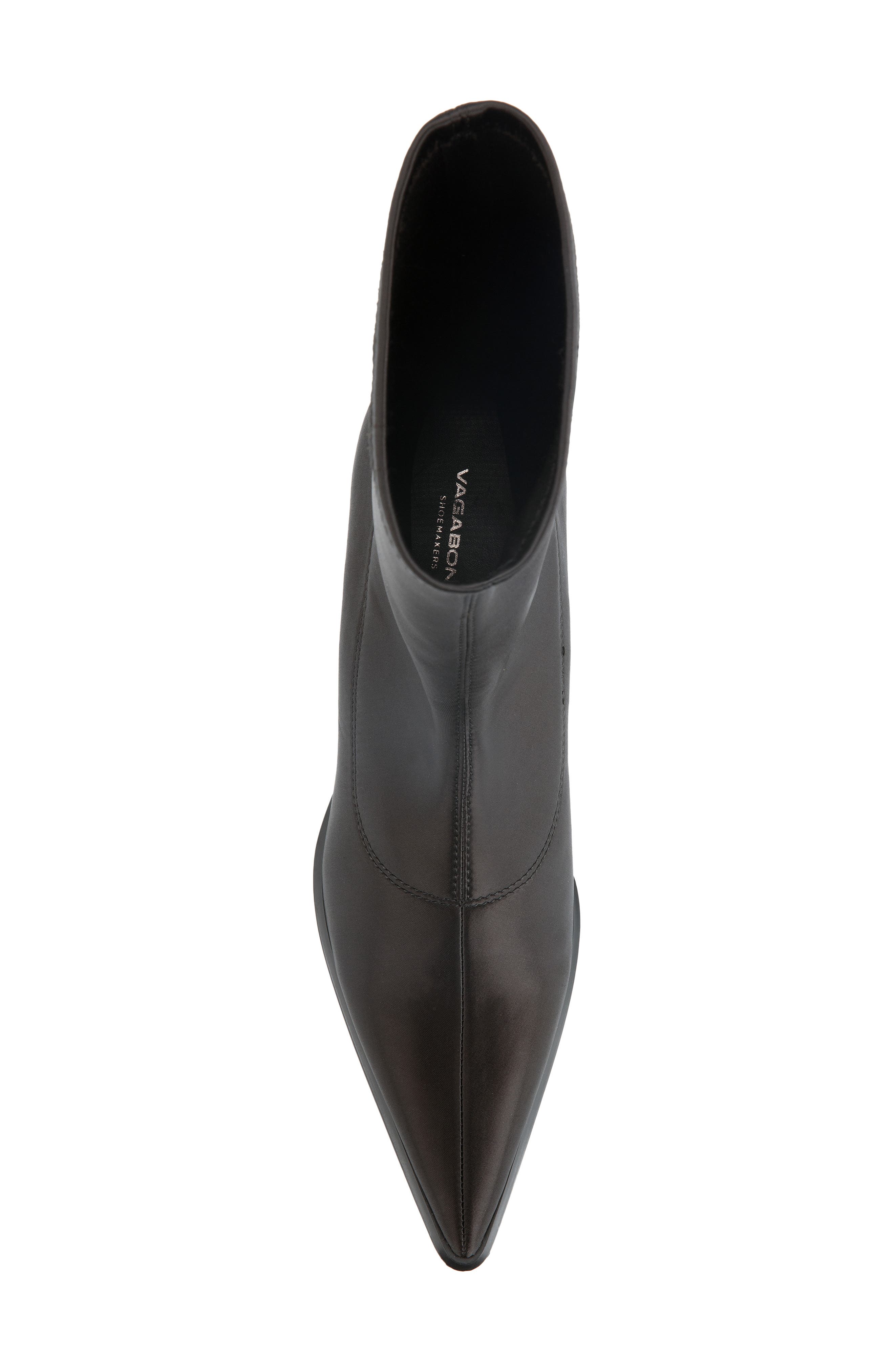 Ilona Pointed Toe Sock Boot, Alternate, color, BLACK