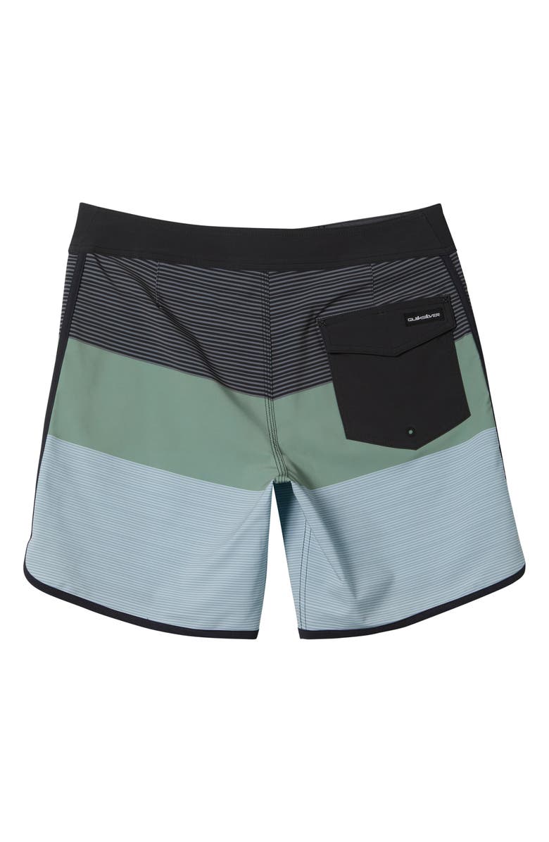 Quiksilver Surfsilk Tijuana Board Shorts, Alternate, color, Wild Fern Black