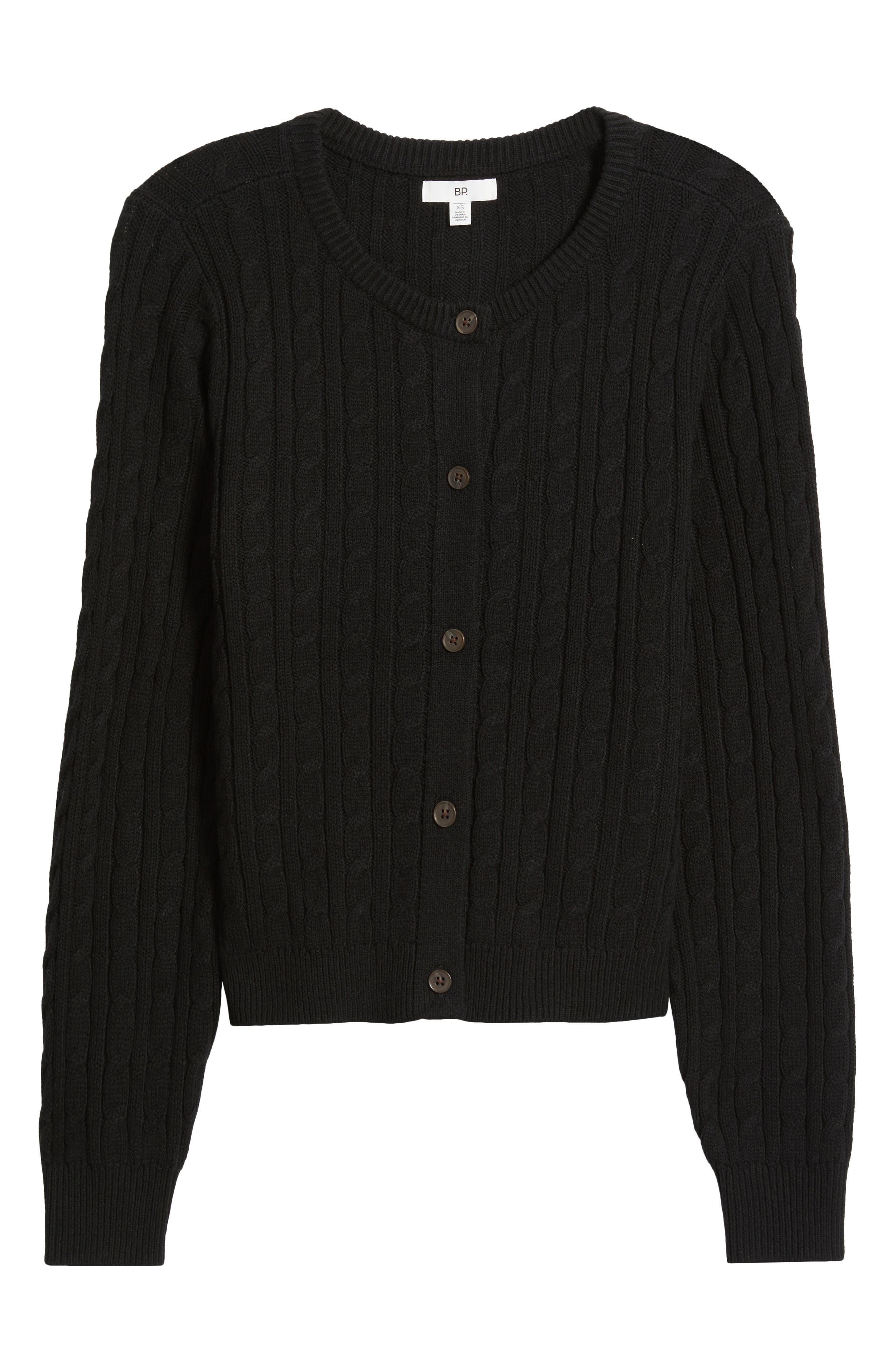 Женские кардиганы BP. Button Front Cotton Blend Cardigan — фото 5