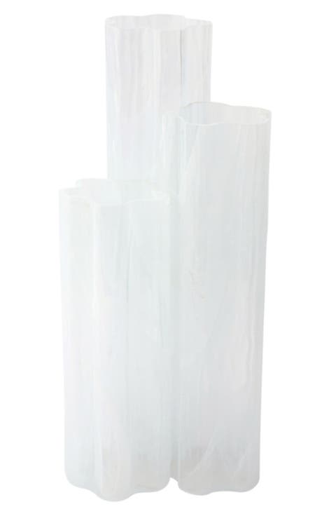 Flora Triple Glass Vase