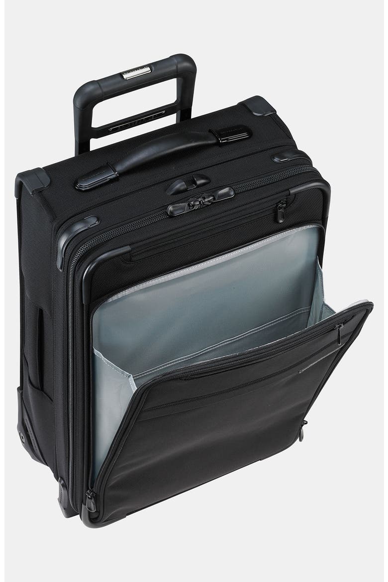 Baseline 22-Inch Expandable Wheeled Carry-On, Alternate, color, BLACK