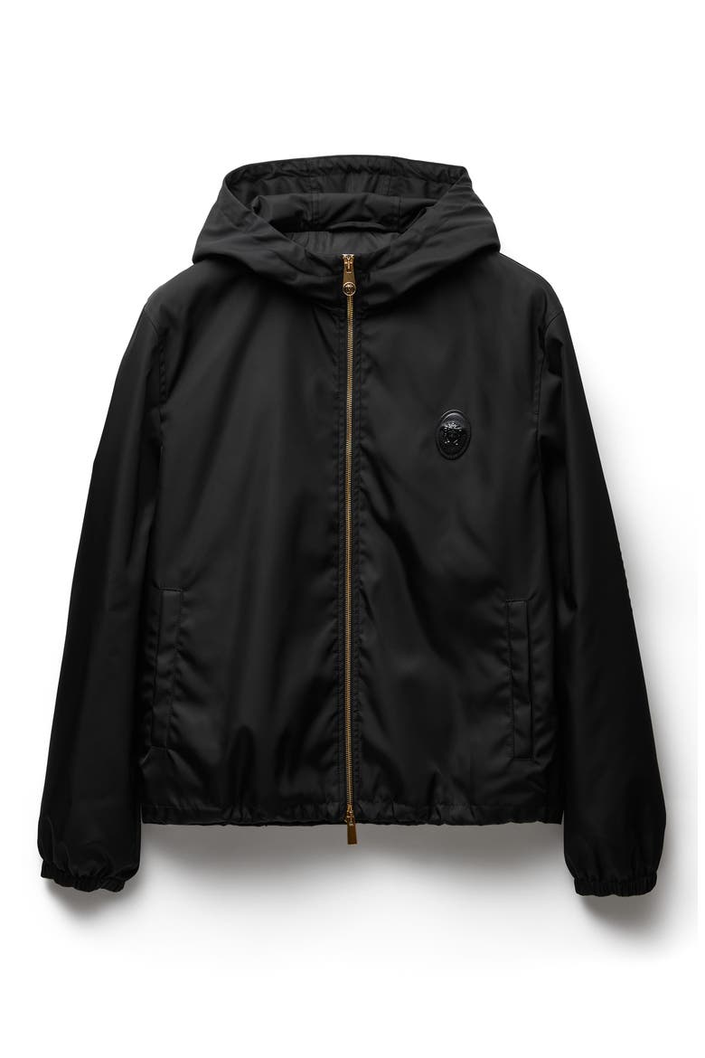 Technical Twill Blouson Jacket, Alternate, color, BLACK