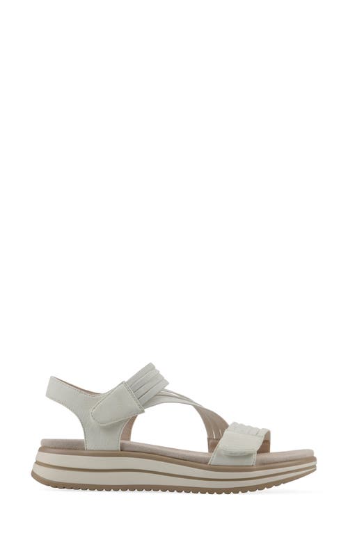 Cliffs By White Mountain Hapford Sandal In White Nubuck