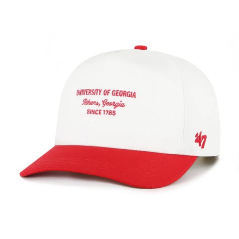 Men's '47 White Georgia Bulldogs Contemporary Basics Two-Tone Hitch Adjustable Hat