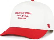 '47 Men's '47 White Georgia Bulldogs Contemporary Basics Two-Tone Hitch Adjustable Hat