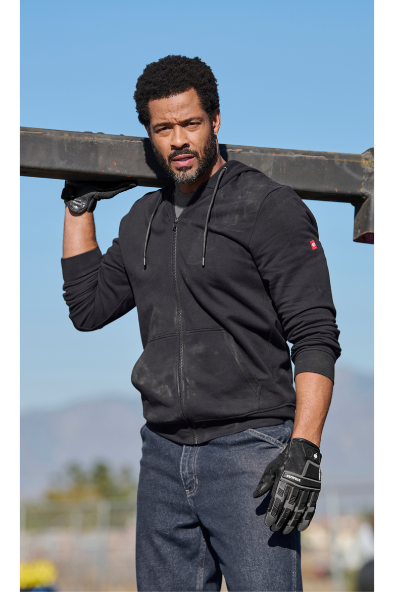 Full-Zip Hoodie e.s.iconic, Alternate, color, Black
