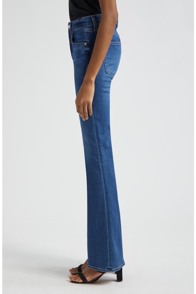 Beverly High Waist Skinny Flare Jeans, Alternate, color, BRIGHT BLUE