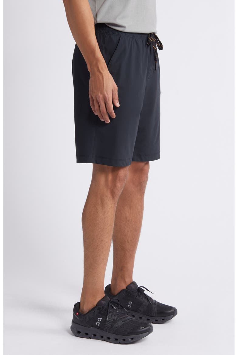 Pursuit 9-Inch Unlined Training Shorts, Alternate, color, BLACK